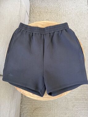 Yllw the Label Ollie Knit Neoprene Shorts l Charcoal